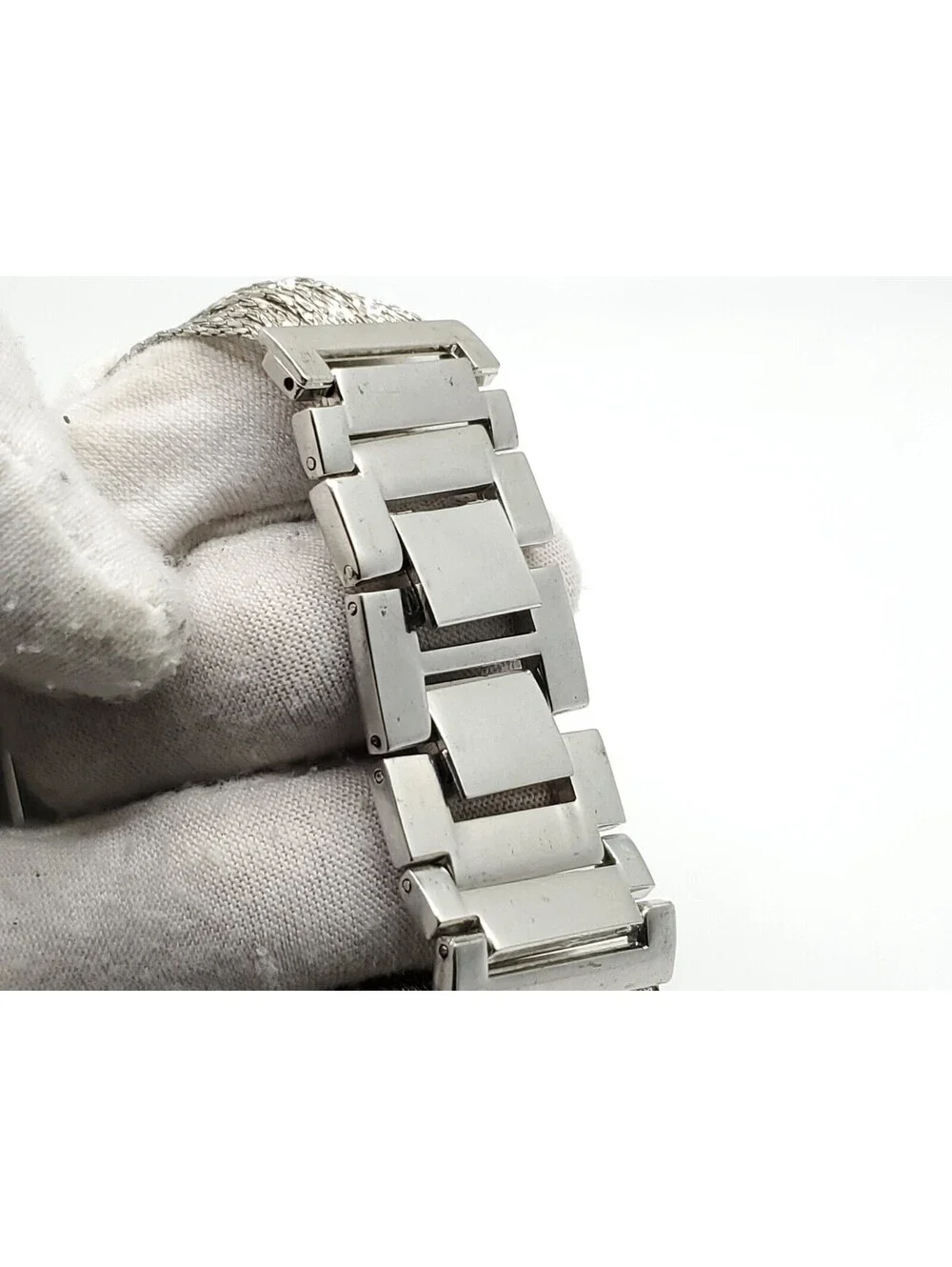 NY&C Quartz Womens Watch New Battery Silver Tone Chain Band 30mm